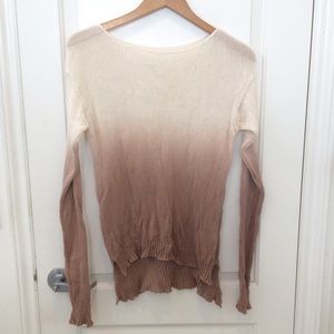 Brandy Melville Blush Ombre Knit Sweatshirt